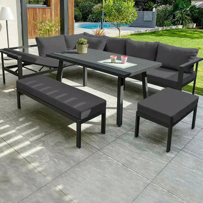 Outdoor Tropical Print Sofa Cushion Covers - Non-Slip Furniture Protectors, Replacement for Individual Seat Cushions