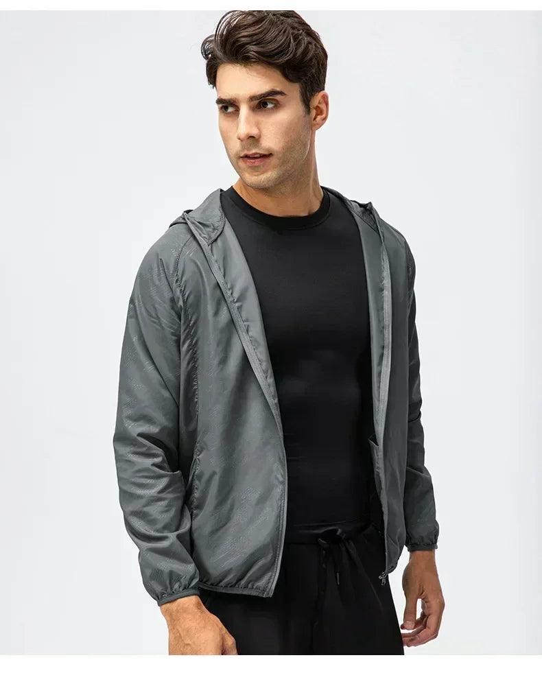 Spring windbreaker jackets for men women coat sun protection quick dry waterproof rain jacket