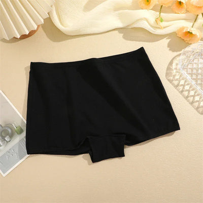 4PCS Women's Panties Cotton Seamless Sports Boxers Underwear Female Solid Color Briefs Cozy Lingerie Intimate Underpants XS-XL