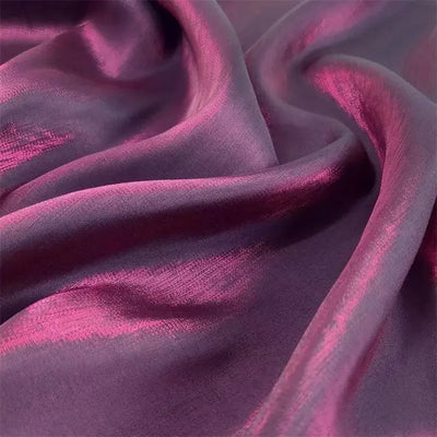 Mermaid Texture Gradient Reflective Fabric Illusion By The Meter for Shirt Full Dress Hanfu Clothing DIY Sewing Soft Cloth White