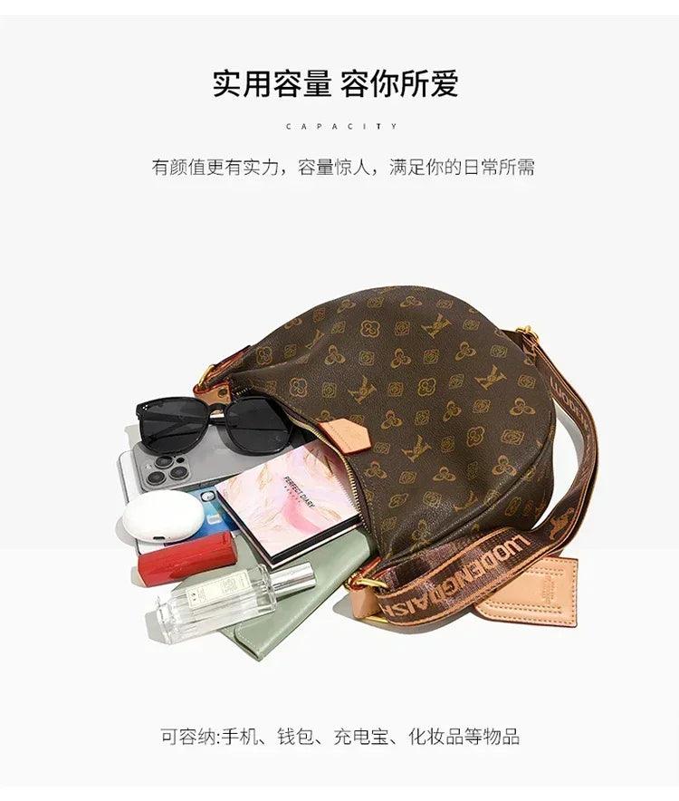 Luxury brand elegant handbags for women leather tote bags famous designer popular classic shoulder style