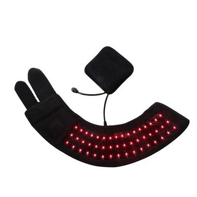 Red light therapy LED glove for cycling and tendon therapy