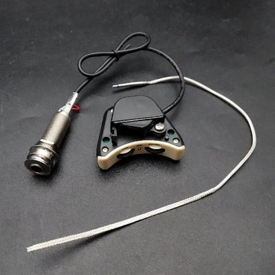 Ukulele Soundhole Pickup with Volume & Tone Control with High Sensitive Slim Silver Piezo UKulele Parts