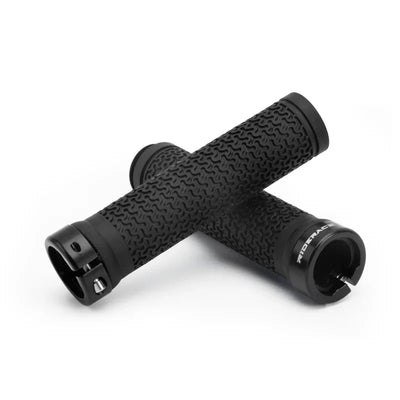 RIDERACE Bicycle Handle Bar Grips MTB Mountain Bike Single-sided Locking Handlebar Cover Rubber Non-slip Cycling Accessories