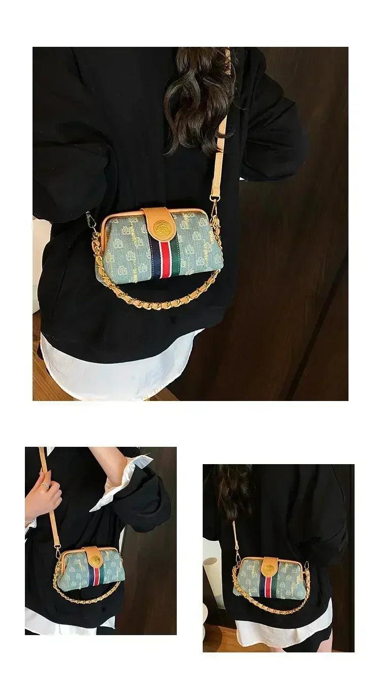Luxury - grade 2025 women’s niche - designed cowboy - cloth bags - fashion - forward crossbody shoulder & under - arm