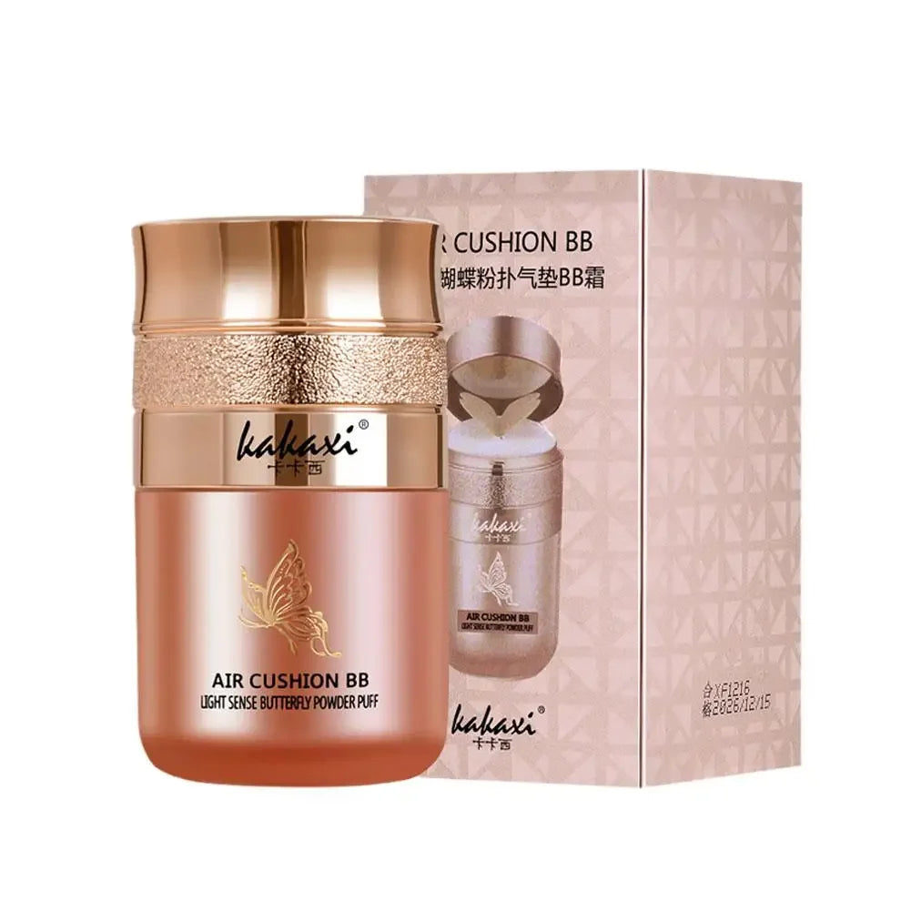Butterfly Air Cushion BB Cream Cushion Beauty Cream Moisturizing Long Lasting Isolation Concealer BB Cream Liquid Foundation