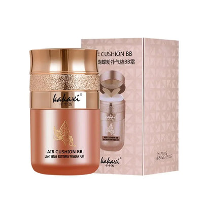 Butterfly Air Cushion BB Cream Cushion Beauty Cream Moisturizing Long Lasting Isolation Concealer BB Cream Liquid Foundation