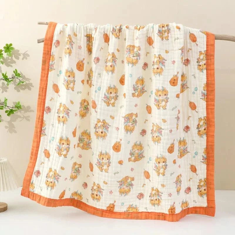 Baby Bath Towel Pure Cotton Super Soft Gauze Newborn Is Covered by Children Blanket Four Seasons Chil baby quilt