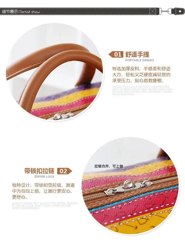 Fashion Cartoon Print Travel Bags for Women