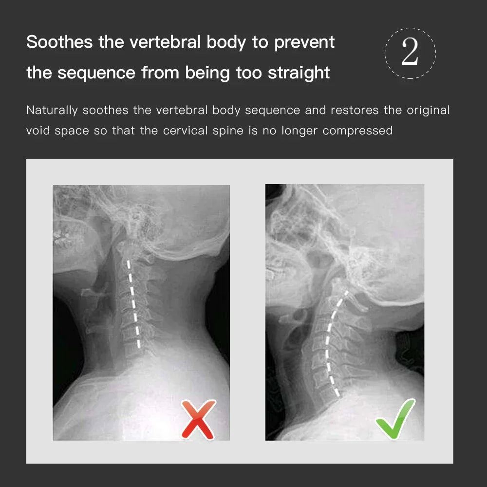 Electric Neck Massager Vibration Masssge Pillow Air Compression Kneading Heat  Massager Neck Stretcher Cervical relieve Pain