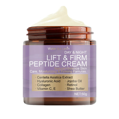 Firming Peptide Powerful Day and Night Cream, Brightening and Hydrating Skin Renewal Cream, Anti-Aging Facial Moisturizer