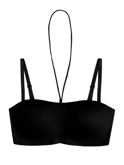 Women Invisible Bra Deep U Plunge Bras Backless Strapless