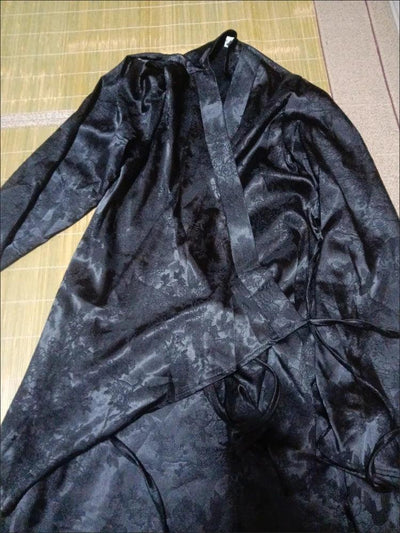 Black Dresses Women Long Sleeve Slim Fit Design Spring Temper Chineses Chic All-match Vintage Fashion Ladies High Waist Vestido