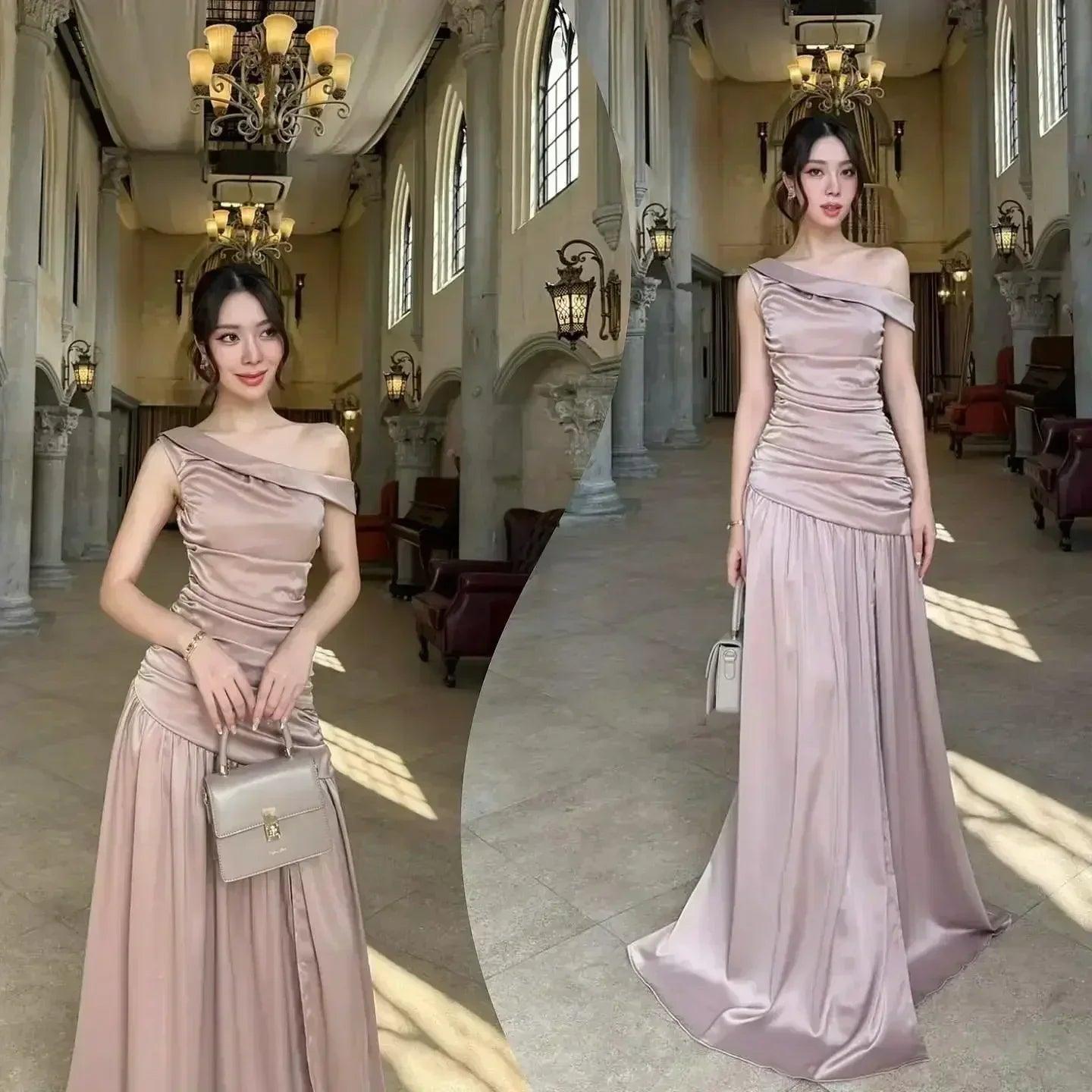 Elegant party dresses for women luxury woman evening dress gown robe soiree new in day and night customized