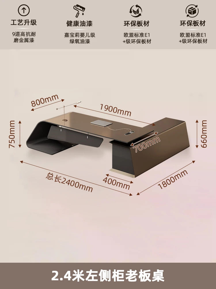 Design Organizer Office Desk Reading Nordic Quality Secretary Computer Desks Light Luxury In Stock Mesa Escritorio Furniture