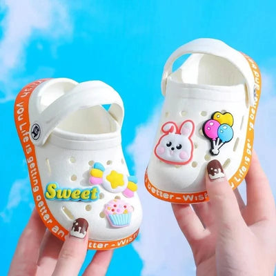 Soft Anti-Skid Cartoon Design Hole Sandals |Children's Shoes | Summer Wear For Boys Girls | Kids Shoes/Slippers | Baby Shoes