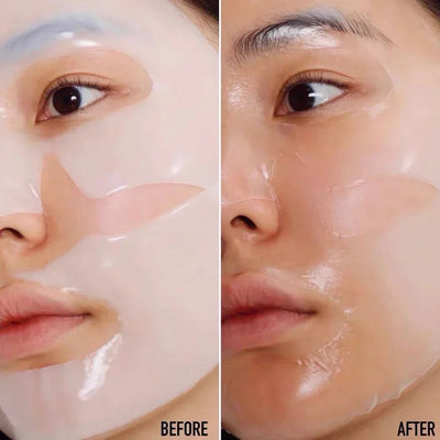 Bio-Collagen Face Mask Hydrogel Soft Gel Refreshing Brightening Hydrating Overnight Mask Deep Moisturizing for Women Skin Care