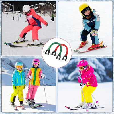 Newest Ski Tip Connector Beginners Winter Children Adults Ski Training Aid Outdoor Exercise Skiing Sport Snowboard Accessories