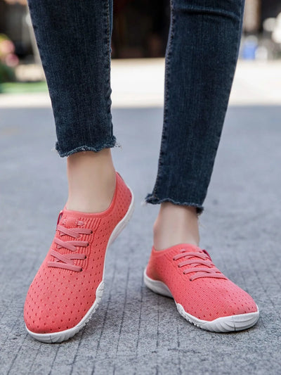 Women's Wide Toe Shoes Barefoot Inspired Sneakers Anti Slip Soft Sole Casual Walking Footwear Lightweight Comfortable Design