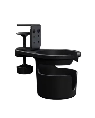 Desk Cup Holder , Universal Adjustable Upgraded Arm Clamp Stand for Coffee Mugs, Water Bottles