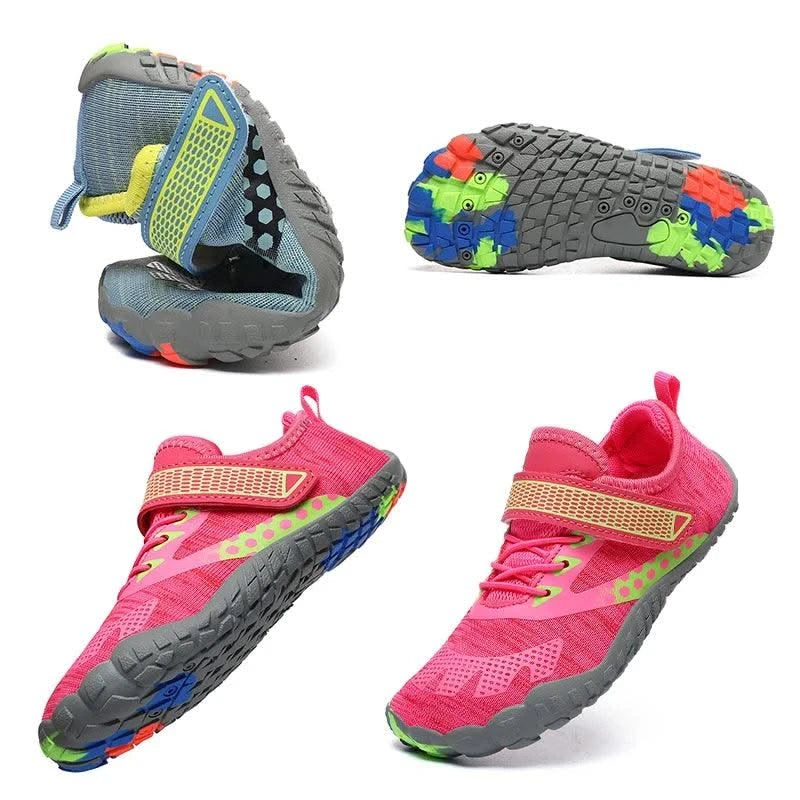 Children Quick-Drying Barefoot Shoes| Wide-Toed Lightweight Upstream Wading Shoes 24-38 | Boys Girls | Beach Diving, Boating |