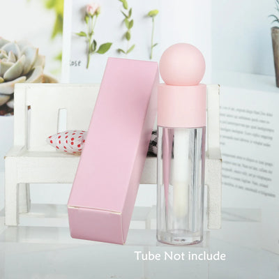 Empty Lip Gloss Box Paper Packaging 50pcs 95mm*25mm Private Label Kraft Paper Boxes Customized Logo Wholesale Bulk for Business