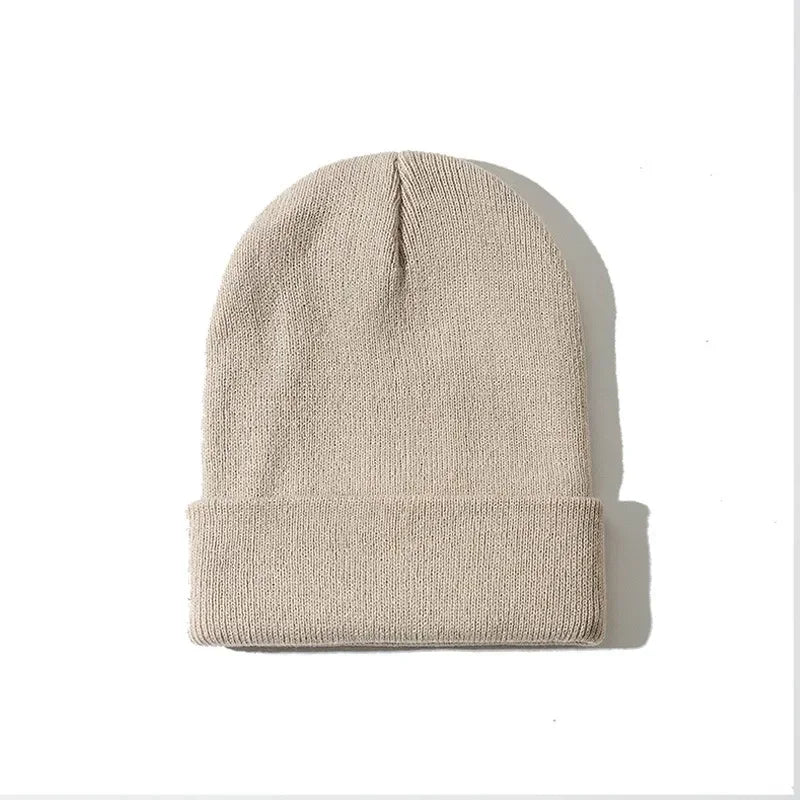 2019 Winter Hats for Woman Beanies Knitted Solid Cute Hat Girls Autumn Female Beanie Caps Warmer Bonnet Ladies Casual Cap Man