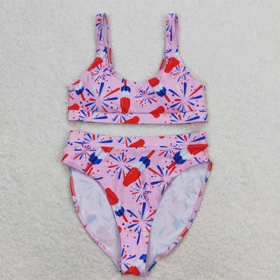 Wholesale Adult Women Swimwear Summer Sleeveless Shorts Swimsuit Set Camo Bathing Suit Clothing