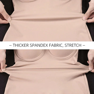 Shapewear Women Sexy Dress Control Slips Dress With Bra Push Up Slimming Sheath Underwear Body Shaper Waist Trainer Corset