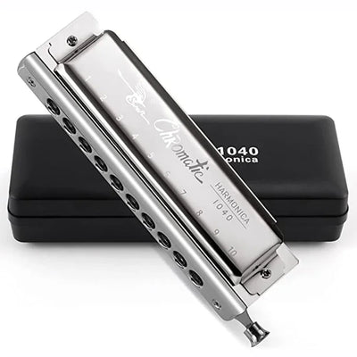SWAN 1040 Chromatic Harmonica Key of C Professional Musical Instrument
