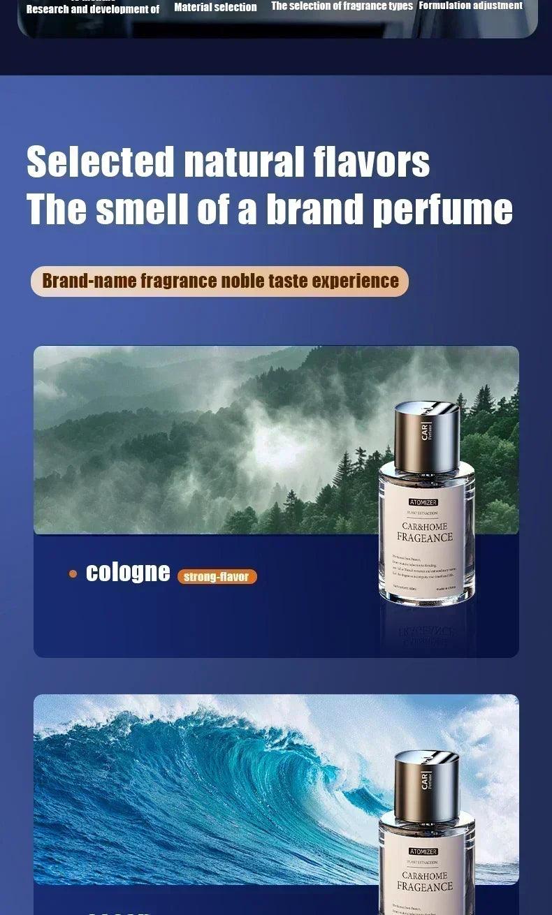 Car mounted fragrance spray perfume essential oil diffuser humidifier intelligent large capacity high quality