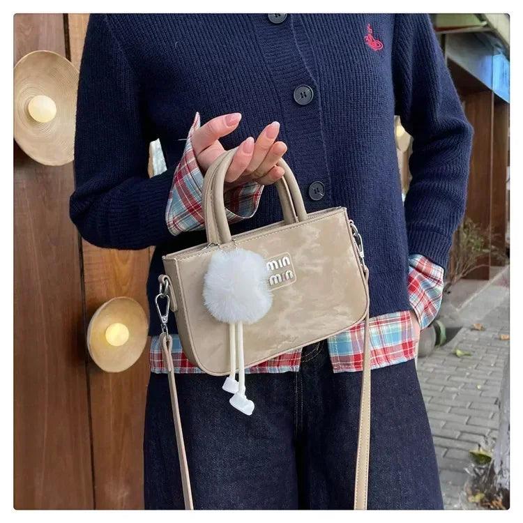 2025 new women’s luxury handbag designer small square purse fashion top handle crossbody bag elegant shoulder trendy