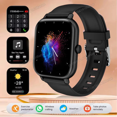 Smart Watch For Android IOS Watches 2.01inch HD Display Bluetooth Call Message Alert Music Sports Mode Smartwatch Men Women Gift