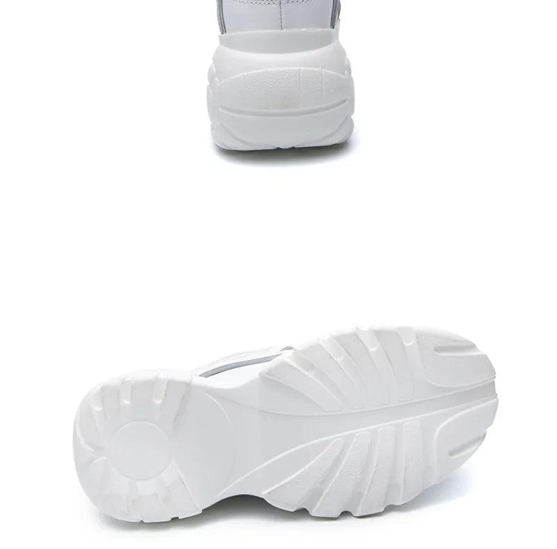 2025 designer women platform casual buffalo sneakers low-top light 6cm sole breathable shoes outdoor white tennis