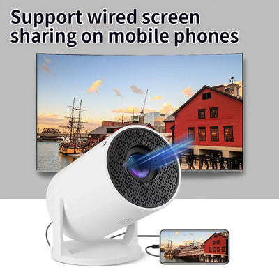 Projector  270° Adjustable LED 1080P Portable Movie Projector for Android Phone USB TV Stick Laptop