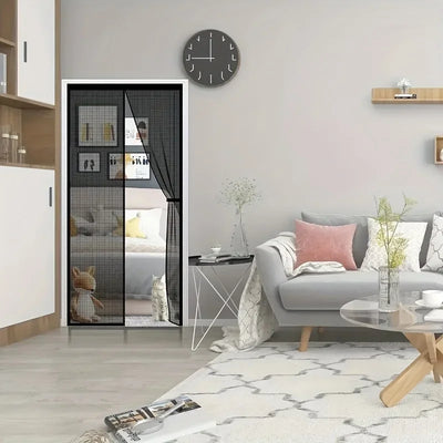 Magnetic Screen Curtain - Easy Install Insect Net for Doors/Windows, Breathable Polyester, Summer Essential