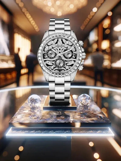 Men's trendy high-end fully automatic men's watch with high aesthetic value, business luminous quartz watch