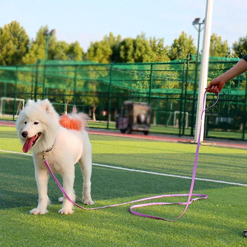 PVC Long Pet Leashes Walking Outdoor Rope Dog Leash Pets Play Long Distance On Leash