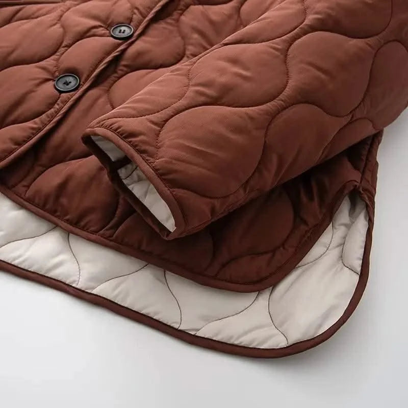 Bomber Jackets Women's Coat Casual Loose Outwear Long Sleeve Top With Button