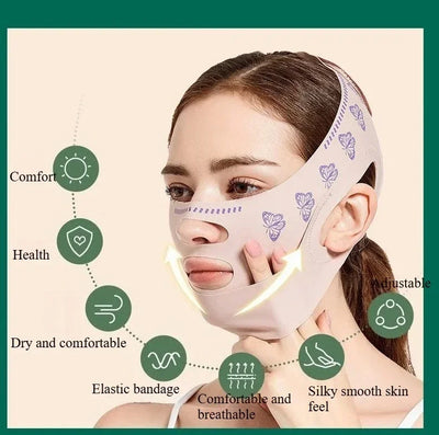 Face Slimming Bandage Women Face Lifting V Line Shaper Chin Cheek Lift Up Belt Anti Wrinkle Strap Facial Beauty Skin Care Tools