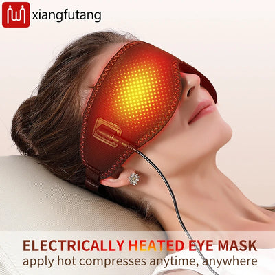 Heated Eye Mask Eye Mask for Dry Eyes with 3 Heat Levels Hot Compress Warm Compress Heating Pad for Sleep Dark Circles