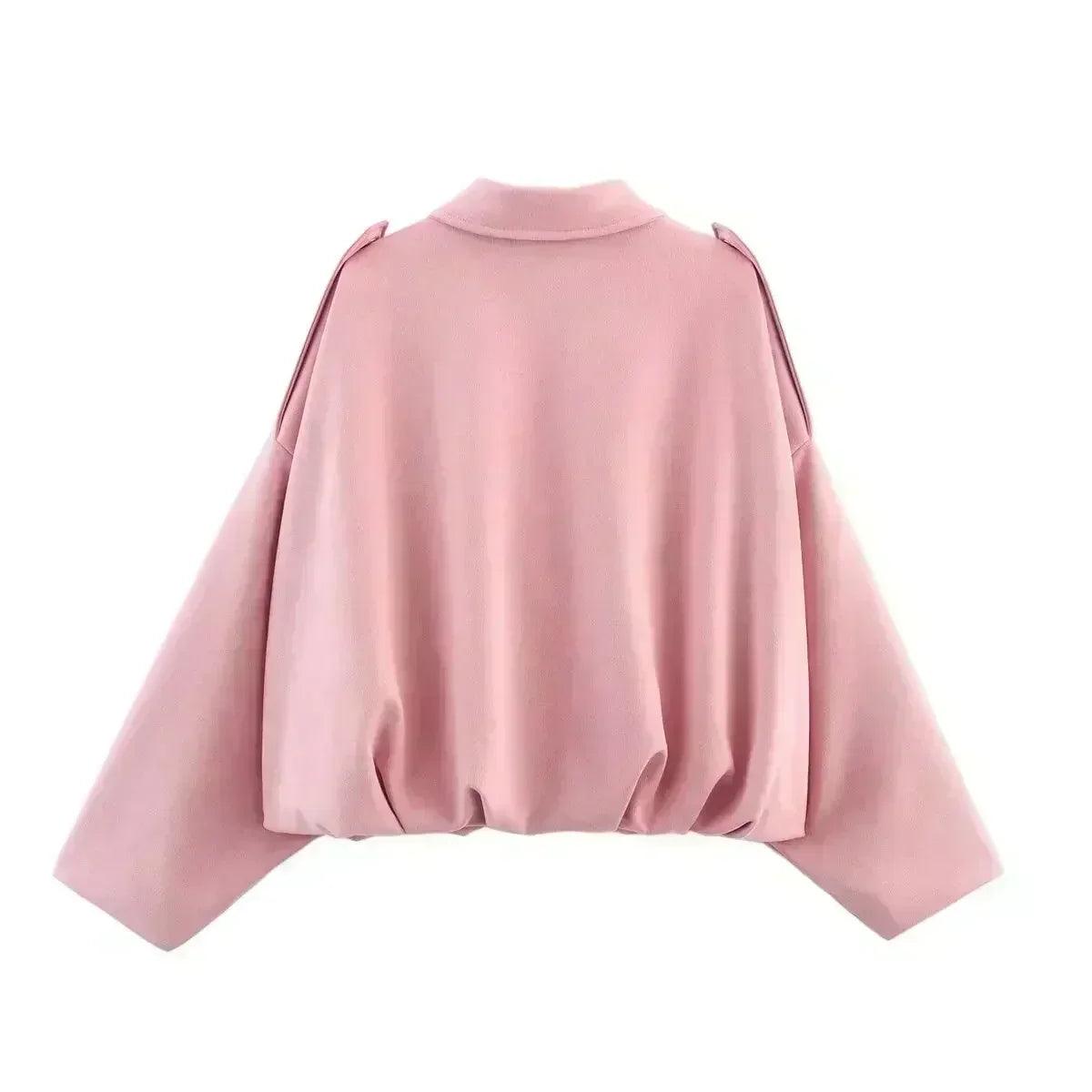 Women’s jackets spring chic elegant outerwear loose warm coat youth fashion