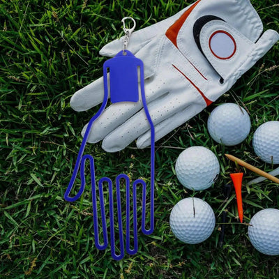 2 Pcs Golf Glove Holder Gloves Hanger Convenient Racks Support Accessories Clip for Golfing Abs Protective Man