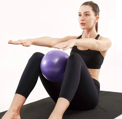 New 25cm Yoga Ball Exercise Gymnastic Fitness Pilates Ball Balance Exercise Gym Fitness Yoga Core Ball Indoor Training Equipment