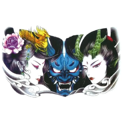 Temporary Tattoos Men Shoulder Tattoos Large Chest Body Sexy Tattoo Sticker Waterproof Tatoo Fake Make Up Pattern Stickers