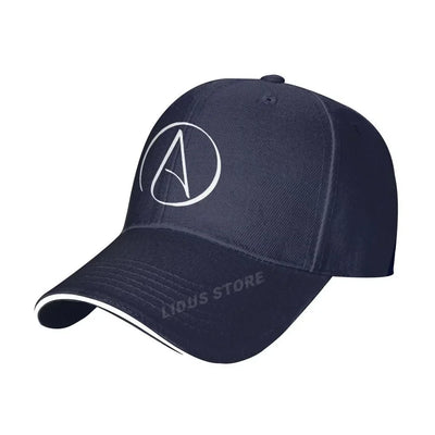 Atheist Atheism Symbol Print Baseball Cap Summer Men Sunhat Fashion Adjustable Unisex Atheism No Religion Hats Bone
