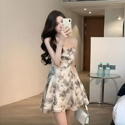 Slip Woman Dress Mini Sundress Off Shoulder Clothes Dresses for Women 2024 Beach Short Promotion Cheap Casual Retro New in X Y2k