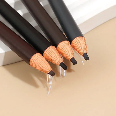 Waterproof Eye Brow Pencil Precise Brow Definer Black Grey Brown Gray Eyebrow Eyeliner Pen Long Lasting Eyes Makeup Cosmetics