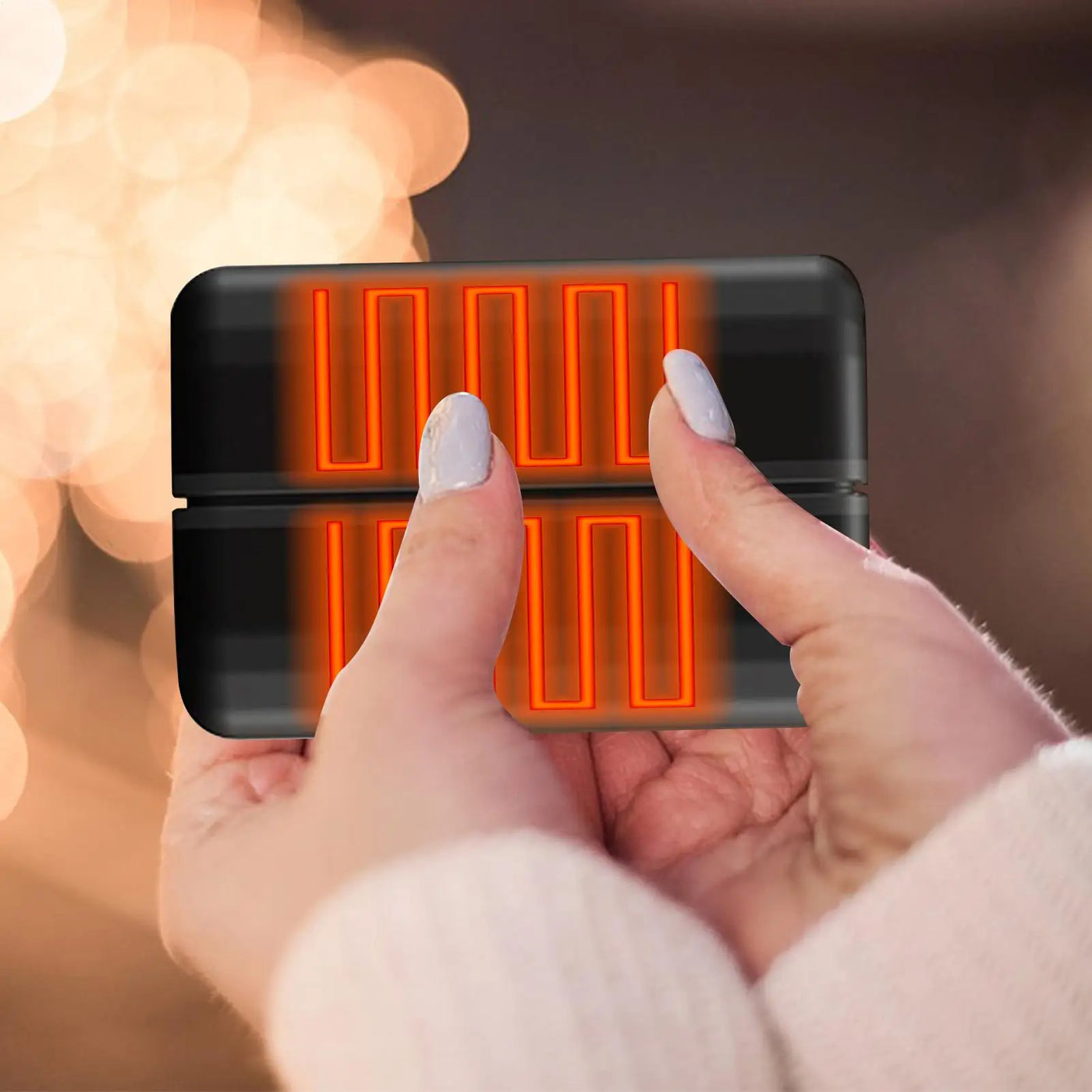 Heated Hand Warmers Magnetic Rechargeable Hand Warmer Heater For Camping Gear Hunting Outdoor Cold Weather Hiking Golf Indoor