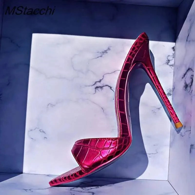 Laser Dazzling Colour, Pencil-High Heel Shoes For Women | Slippers | Summer Sandals |  Sandals | Shoes